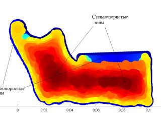 Распределение доли твердого объема кости. Источник пресс-служба ПНИПУ