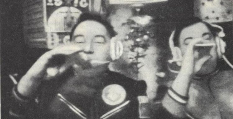 Новый год на орбите. Юрий Романенко и Георгий Гречко, 1978 г. Источник: Роскосмос