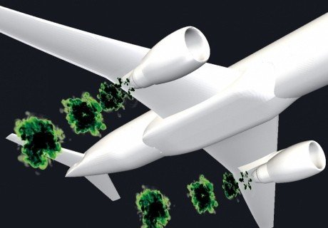 Ученые визуализируют звук авиационных двигателей, чтобы сделать их тише