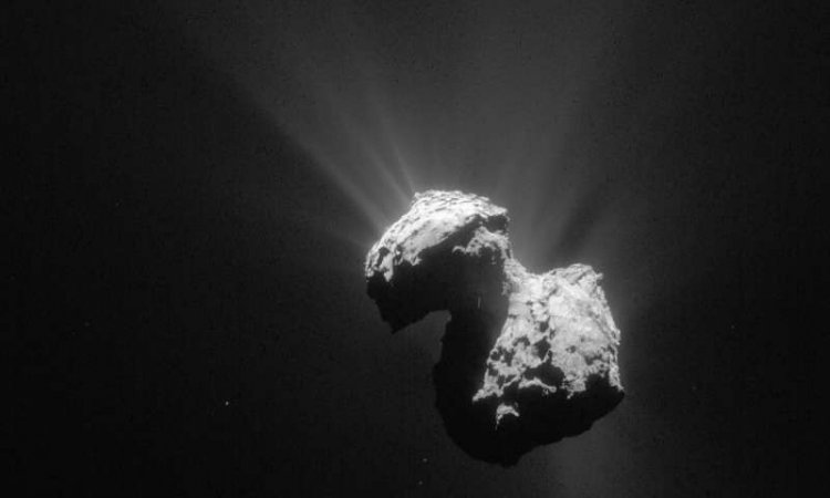 Молекулярный газ выделяется из ядра кометы 67P/Чурюмова-Герасименко