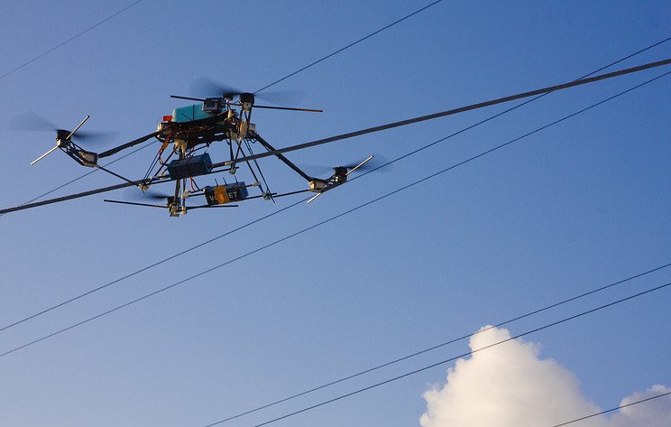 Роботизированный комплекс для диагностики линий электропередачи "Канатоход" © Наталья Анорина