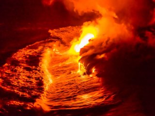 Влияние вулканического пепла на стоячую ударную волну