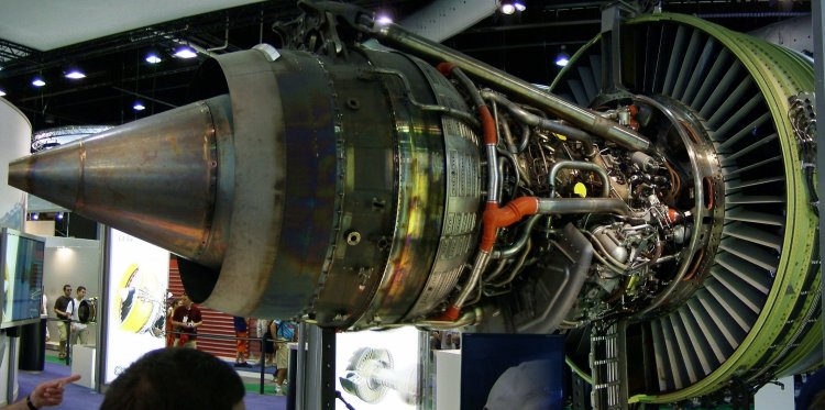 Авиационный двигатель. Источник: Steff / Wikipedia