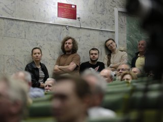 Академик Роберт Нигматулин выступил в Институте океанологии РАН в честь своего юбилея. Фото: Ольга Мерзлякова / «Научная Россия»