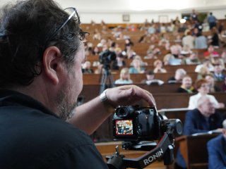 Всероссийский съезд учителей и преподавателей химии стартовал в МГУ. Фото: Янина Хужина / «Научная Россия