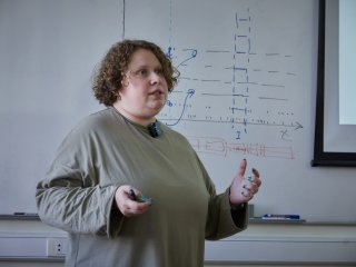 Научный сотрудник ИПИМ МГУ Ольга Ивашкина. Фото: Елена Либрик / «Научная Россия»