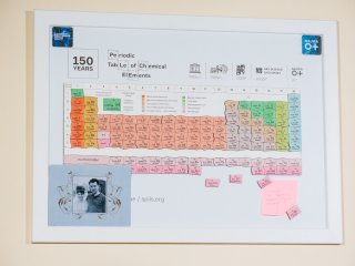 Лекция академика Юлии Горбуновой о металлоорганических каркасах. Фото: Ольга Мерзлякова / Научная Россия