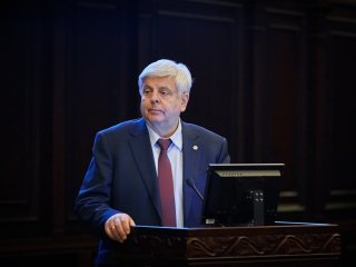 В МГУ состоялось первое расширенное заседание Совета по космосу. Фото: Елена Либрик / Научная Россия