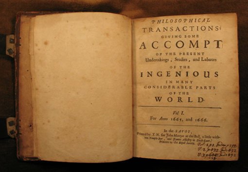6 марта 1665 года. Вышел первый номер первого в мире чисто научного журнала