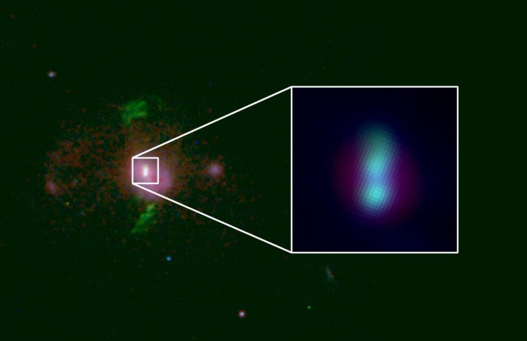 Обнаружены две сверхмассивные черные дыры на пути к столкновению