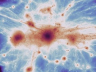Астрофизики увидели гигантские нити в ранней Вселенной