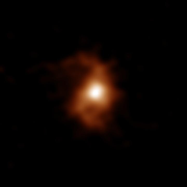 ALMA обнаружила самую древнюю спиральную галактику