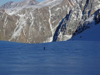 Георадарное зондирование ледника Левый Актру