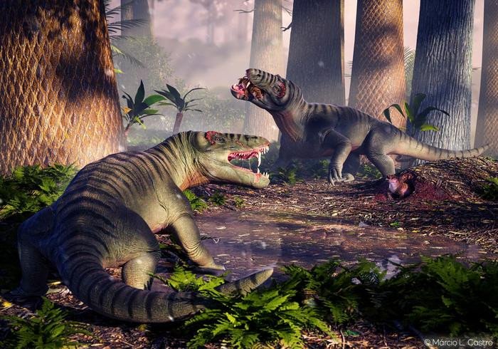 Обнаружены останки крупнейшего хищника в Южной Америке, жившего до эры динозавров 