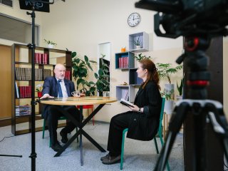 Ветеринарная вирусология: современные подходы к созданию вакцин. Интервью с академиком Алексеем Забережным. Фото: Ольга Мерзлякова / «Научная Россия»