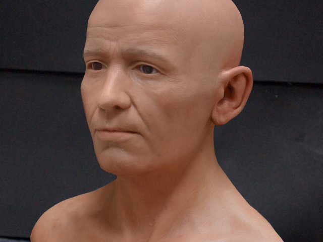 Гиперреалистичная реконструкция «мумии жреца» из собрания НИИ и Музея антропологии МГУ. Автор: А.В. Рассказова