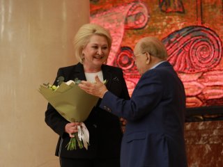 «Умов талантливых обитель»: в МГУ состоялось торжественное заседание ко Дню основания университета. Фото: Елена Либрик / «Научная Россия»