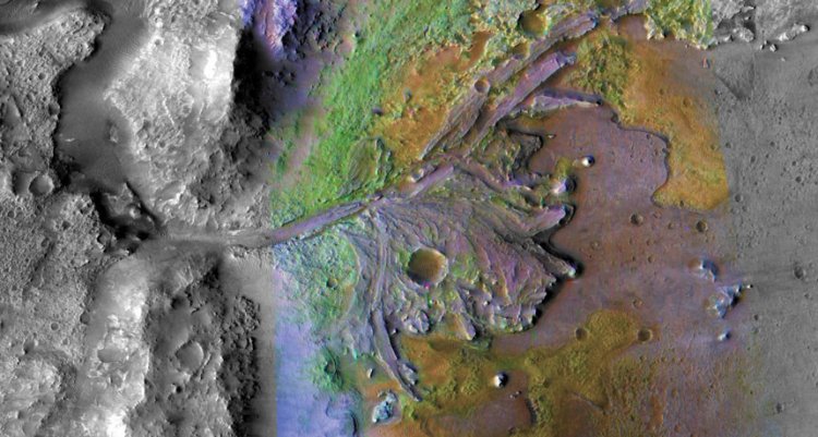 Ровер NASA будет искать на Марсе признаки древней жизни в бывшей дельте реки