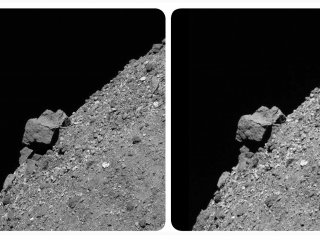 OSIRIS-REx сфотографировал 52-метровый валун на астероиде Бенну