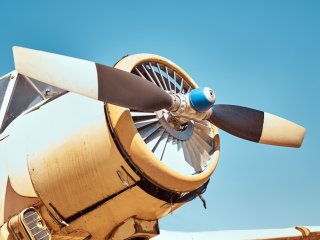 Самолетный винт. Фото: fxquadro / фотобанк Freepik