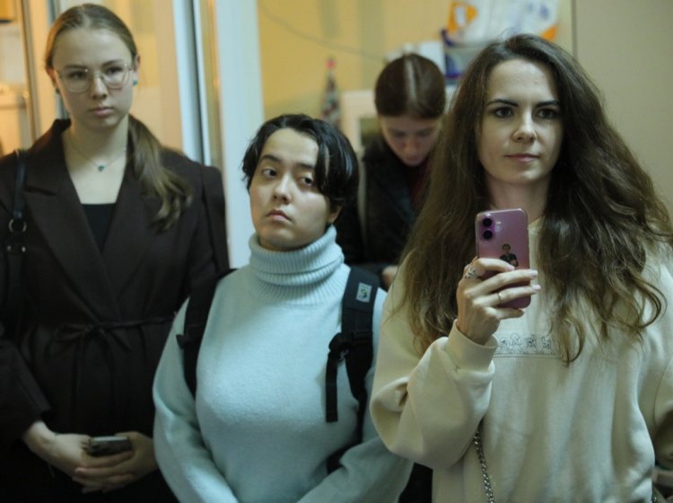 Участники студенческого тура «Научной России» в ИВНД и НФ РАН. Фото: Николай Малахин / «Научная Россия»