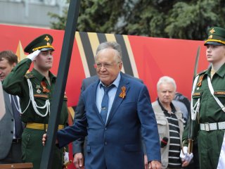В МГУ почтили память защитников Отечества. Фото: Ольга Мерзлякова / Научная Россия