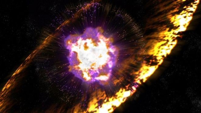 Земля была свидетелем взрывов сверхновых