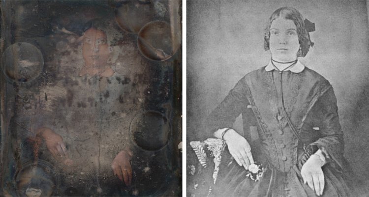 Ученые восстанавливают потускневшие изображения 19 века с помощью ускорителя частиц