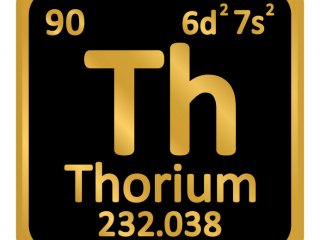 Торий — химический элемент 3-й группы седьмого периода периодической системы химических элементов Д.И. Менделеева, с атомным номером 90. Иллюстрация: фотобанк 123RF.