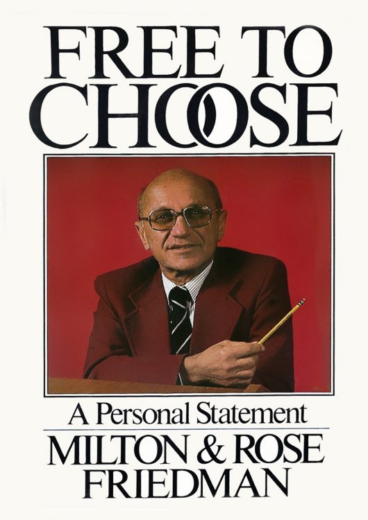 Свобода выбора: персональное утверждение (англ. Free to Choose: A Personal Statement, 1980) — книга МилтонаФридманаи его супруги Роуз Фридман