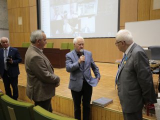 Академик Роберт Нигматулин выступил в Институте океанологии РАН в честь своего юбилея. Фото: Ольга Мерзлякова / «Научная Россия»