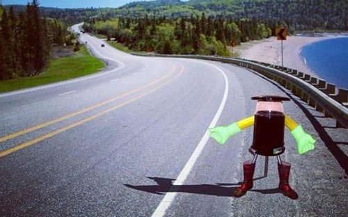 Робот пропутешествует через Канаду автостопом