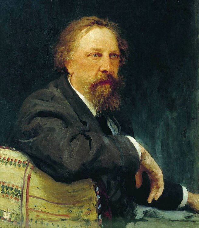 Илья Репин. Портрет Алексея Толстого (фрагмент). 1896. Государственный музей истории российской литературы им. В.И. Даля, Москва