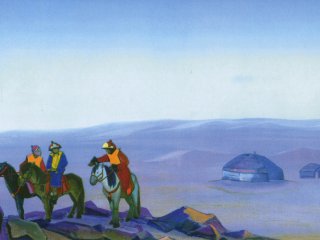 Н.К. Рерих, Монголия, 1938 г. Источник: Музей Рерихов