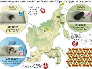 Температурно-зависимые свойства оксоборатов групп людвигита. Источник Софья Дёмина