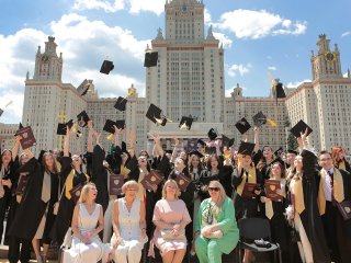 День выпускника в Московском государственном университете. Фото: Ольга Мерзлякова / «Научная Россия»