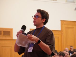 XII Международная конференция «Суперкомпьютерные дни в России» проходит в МГУ. Фото: Анастасия Жукова / «Научная Россия»