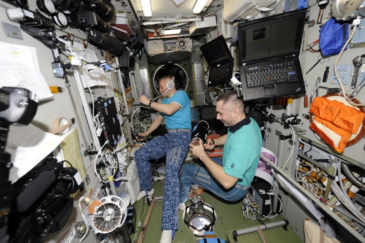 Российский и американский космонавты проведут год на МКС