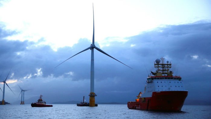 Морские ветровые фермы потенциально могут обеспечить энергией всех