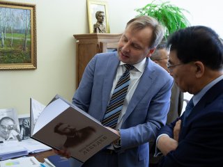 Визит президента Китайской академии наук в ФИАН…