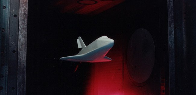 Исследования модели орбитального корабля «Буран» в ЦАГИ. Источник: пресс-служба ЦАГИ