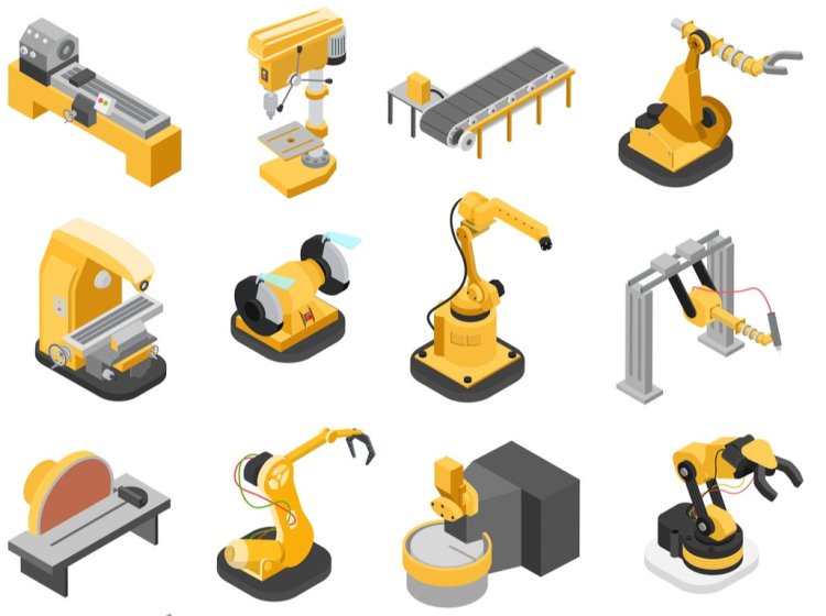 Промышленные роботы. Источник изображения: sentavio / фотобанк Freepik