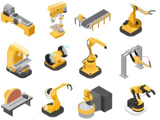 Промышленные роботы. Источник изображения: sentavio / фотобанк Freepik