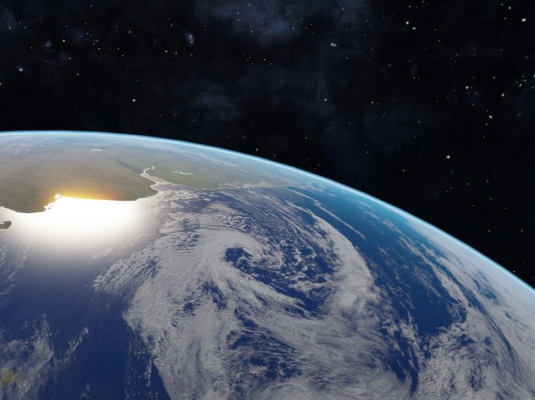 Земля из космоса. Источник изображения: freepik / фотобанк Freepik