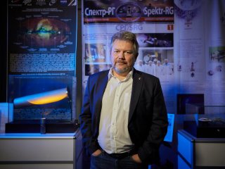 Замдиректора ИКИ РАН по научной работе Александр Лутовинов. Фото: Елена Либрик / «Научная Россия»