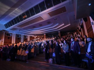 В МГУ отпраздновали десятилетие возрожденной Университетской гимназии. Фото: Ольга Мерзлякова / Научная Россия