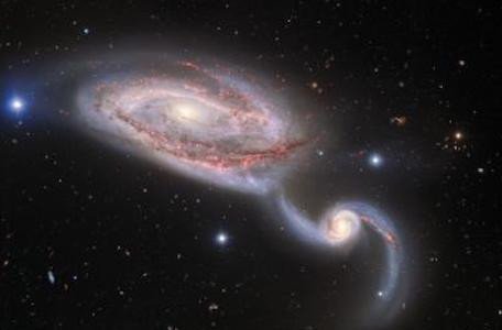 Получено изображение «танцующих» галактик
