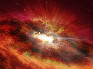 Астрономы обнаружили «предка» сверхмассивной черной дыры