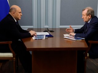 Встреча Михаила Мишустина и Геннадия Красникова