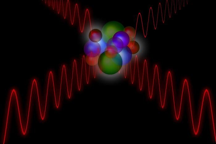 Свет рассеивается светом – с помощью виртуальных частиц. Фото: (c) TU Wien VIENNA UNIVERSITY OF TECHNOLOGY